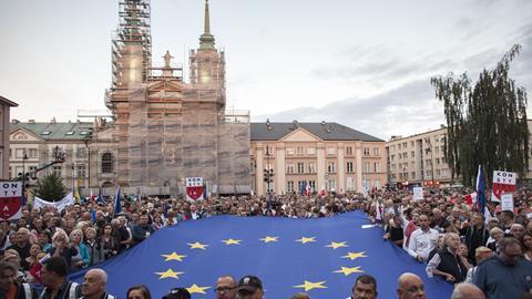 Poland judicial reform protests July 2018