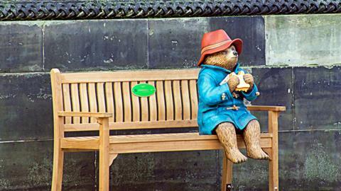 Paddington Bear bench
