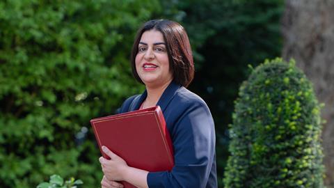 Home secretary Shabana Mahmood