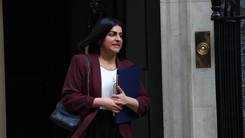 Lord chancellor Shabana Mahmood