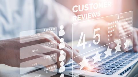 Online customer reviews