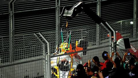 Nelson Piquet crash