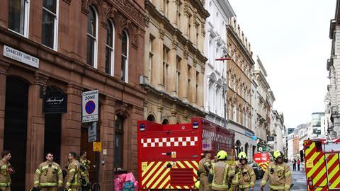 Chancery Lane after February 2020 fire
