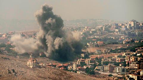 Israeli airstrikes in south Lebanon