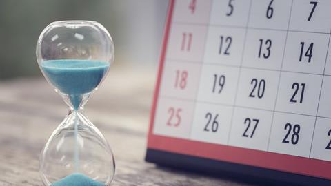 Egg timer and calendar