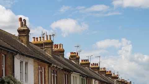 Row of terraced houses
