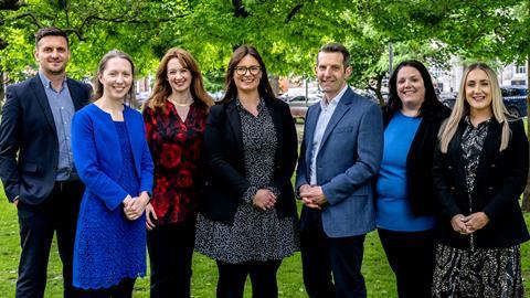 Holiday and Home Parks team: (L-R) Andrew Foulds, Beth Laidler, Katy McPhie, Annie Beaumont, Nick Dyson, Alannah Crux, Anna Schiavetta