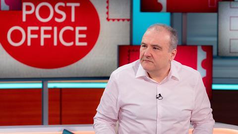 Lee Castleton during a tv appearance