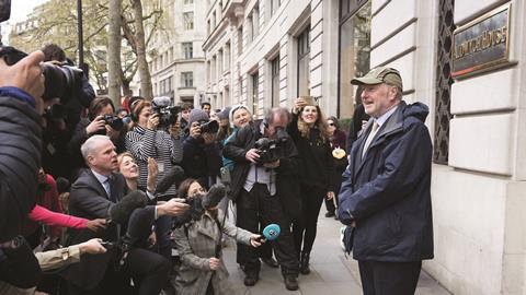 Alan Bates, who founded the Justice For Subpostmasters Alliance, at the Post Office Inquiry