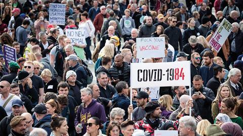 Covid-protest