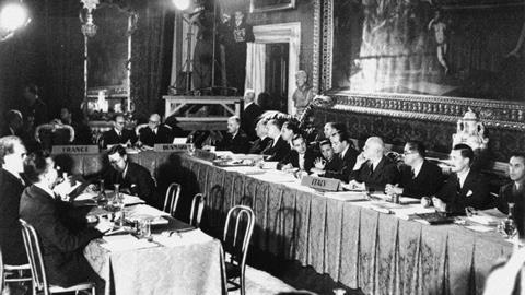 Signing of the European Convention on Human Rights