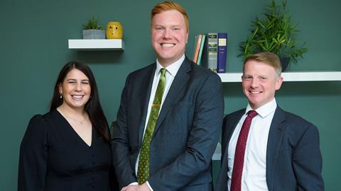 Natalie Lester (divorce and family law), Michael Kerrigan (employment law) and Barry Griffin