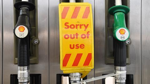 Petrol shortages due to the lack of lorry drivers