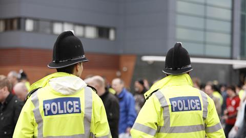 Greater Manchester police at Old Trafford