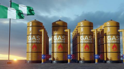Nigeria gas tanks