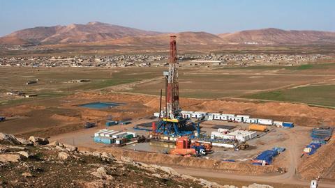 An oil and gas exploration site in Kurdistan