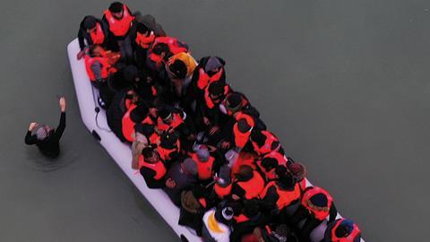 Refugee boat