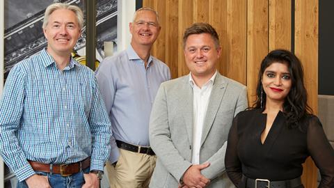 (L-R): Marcus Wright, Bernhard Gilbey, Dan Kendall and Shahnaz Sharif