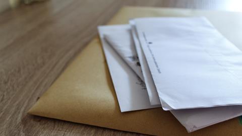 A pile of letters