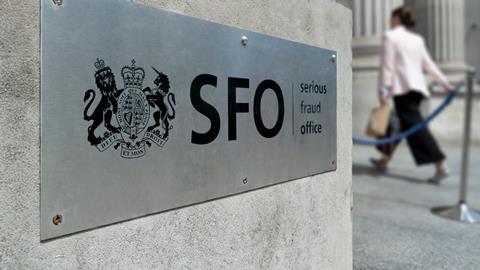 Serious Fraud Office building sign, London