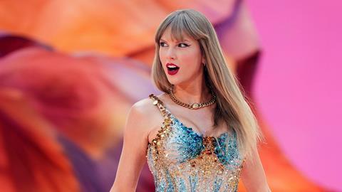Taylor Swift performs her Eras Tour at Wembley Stadium, 21 June 2024