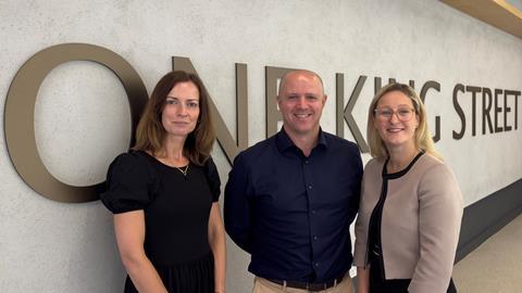 L-R: Sarah Wellicome, Jon Davage and Sarah Collier