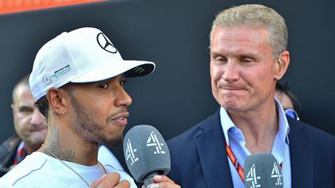 Coulthard and Hamilton F1