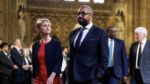 Yvette Cooper James Cleverely Parliament Opening 2024 GettyImages-2161794562