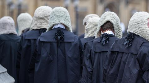 Judges in wigs and robes