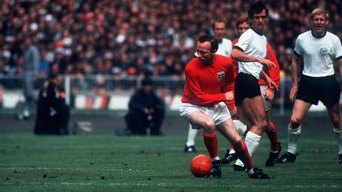 Nobby Stiles during the 1966 World Cup Final