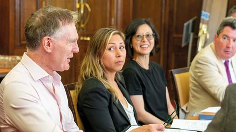 (l-r) Steve Ryan, Joanne Wescott, Jenny Lau and Tony Roe