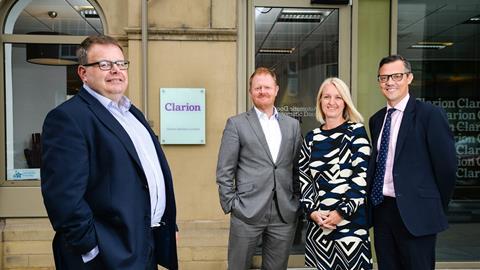 Partners Phil Morrison, Martin Grange, Lindsay Texel and Ben Lamb of Clarion’s property team