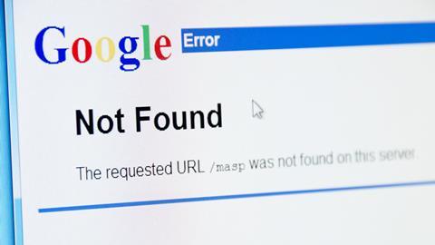 Google error