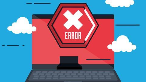 computer error illustration