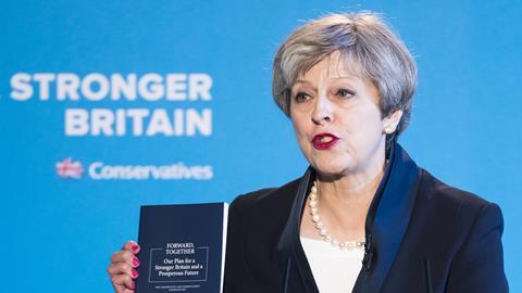 Theresa May launched the Conservative Manifesto on Thursday