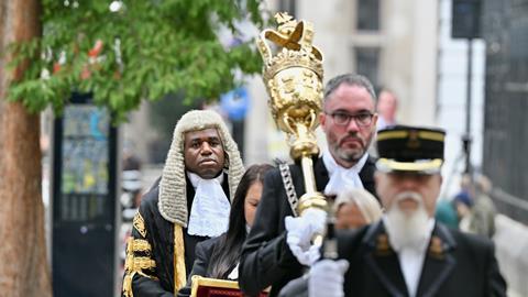 David Lammy MP arrives at Royal Courts of Justice to be sworn in as lord chancellor