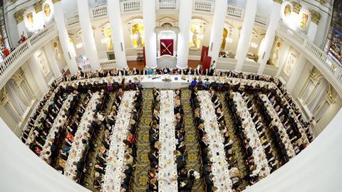 The Lord Mayor's judges' dinner at Mansion House