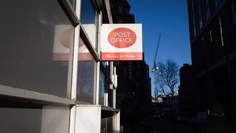 Post Office sign