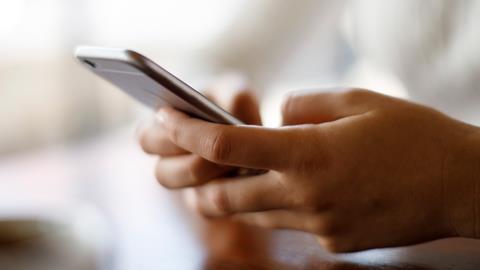 Woman on mobile phone