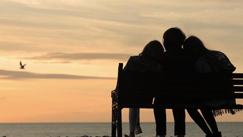 Anonymous family of three