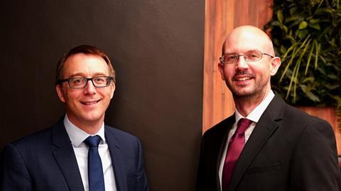 Chris Twaits, Head of the Commercial Property Team welcomes Martin Logan to the partnership at Steele Raymond.