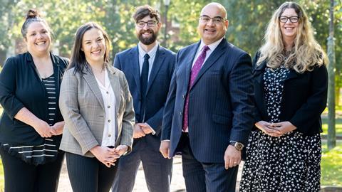 Pictured above (L-R): Alannah Crux, Victoria Tynan, Christopher Connell, head of CDR and partner Luke Patel, and Michelle Eyre