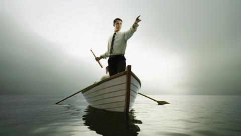 Man in a boat