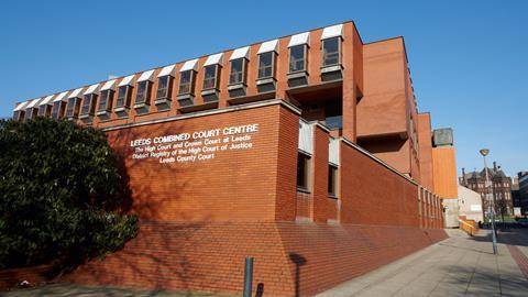 External shot of Leeds Combined Court Centre building
