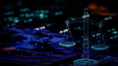 Digital justice scales