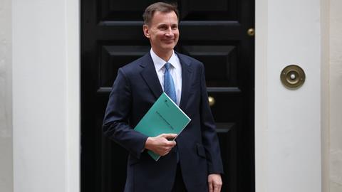 Chancellor of the Exchequer Jeremy Hunt, autumn statement 2023