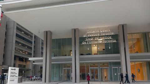 Ontario Court of Justice in Toronto