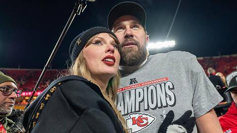 Taylor Swift and Travis Kelce