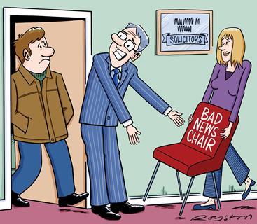 Bad news chair