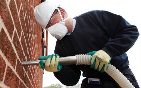 Cavity wall insulation